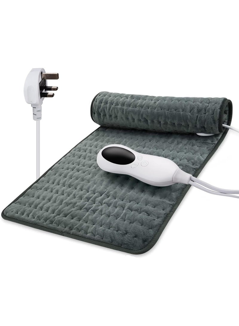 Heating Pad, Electric Heat Pad for Back Pain and Cramps Relief Electric Fast Heat Pad with 10 Heat Settings Auto Shut Off Machine Washable 12" x 24"